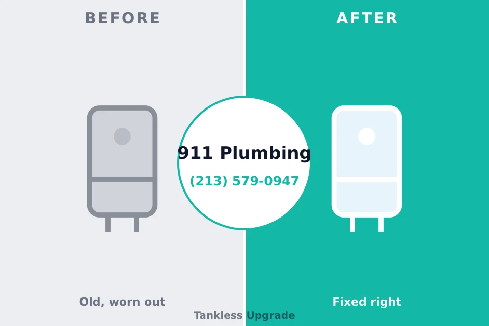 Before and after: plumbing repair Keasbey, NJ
